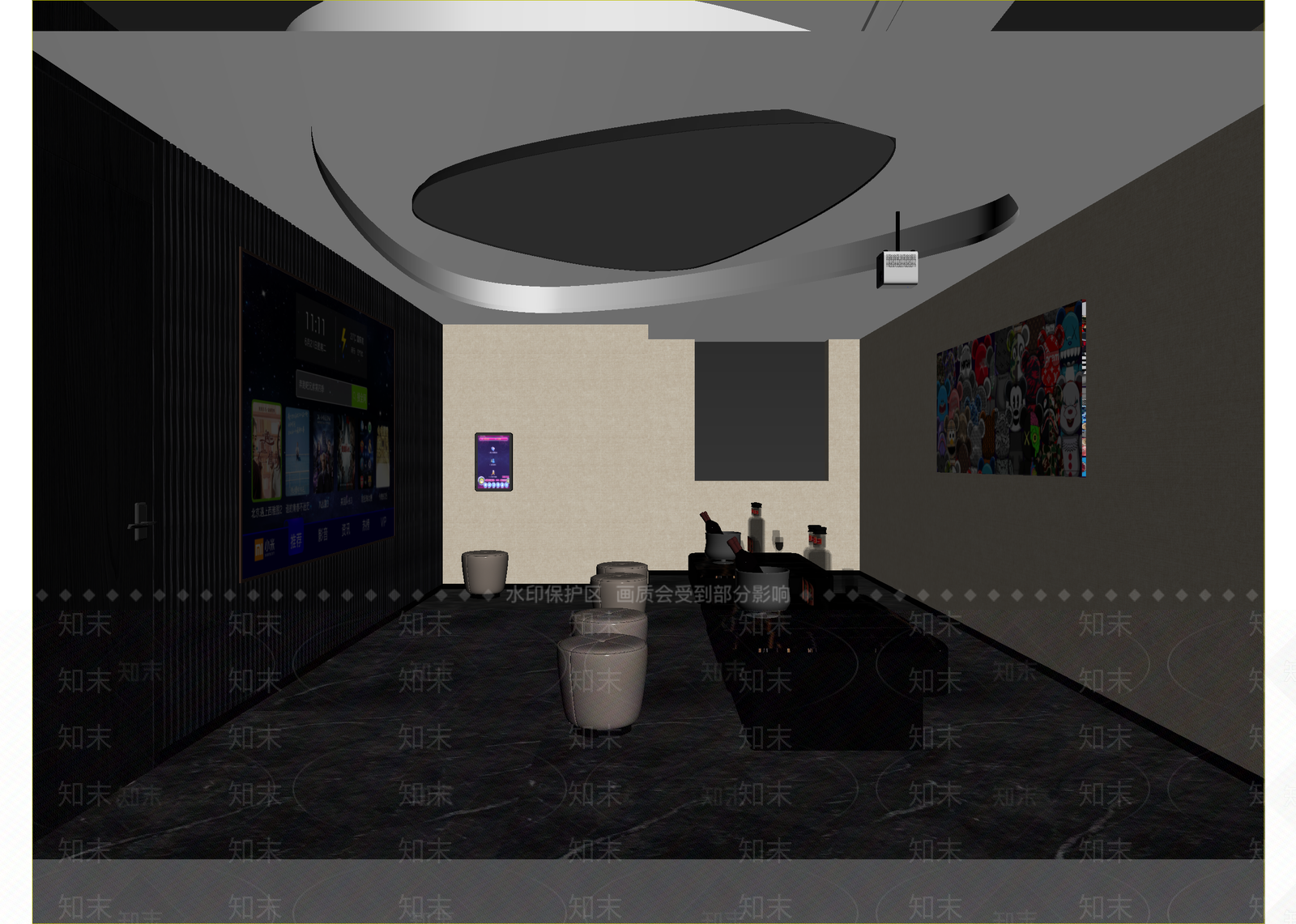 现代科技展厅3D模型下载【ID:1214813178】