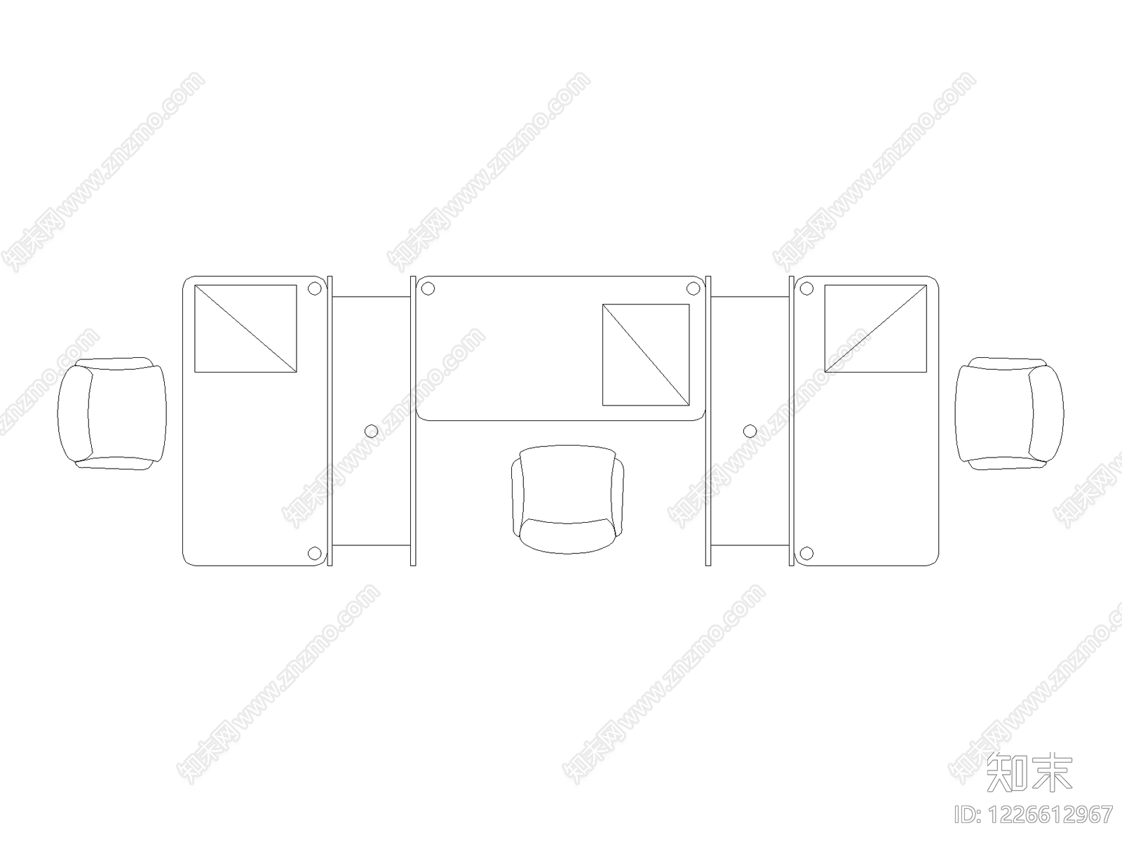 桌子CAD图纸