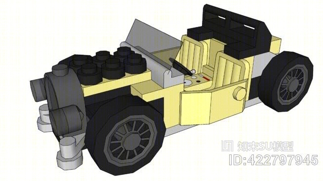 乐高汽车5958套SU模型下载【ID:422797945】