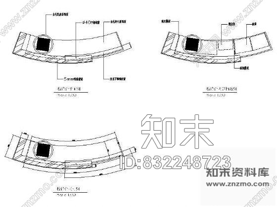 图块/节点接待台详图cad施工图下载【ID:832248723】
