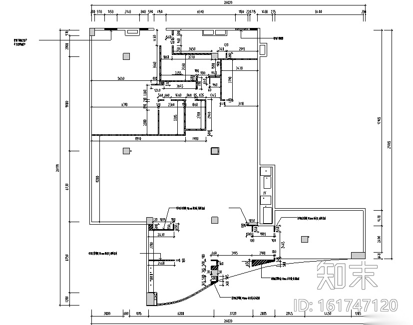 新中式经典客家餐厅菜馆设计施工图（附效果图）cad施工图下载【ID:161747120】