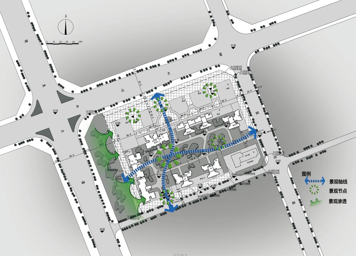 [广东]现代风格君御国际居住区规划及建筑设计文本（J...cad施工图下载【ID:165621134】