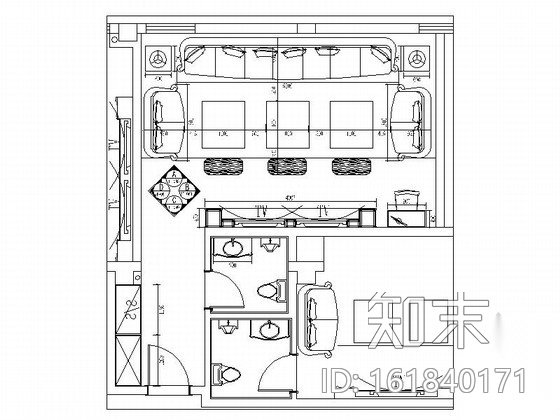 [福建]欧式国际音乐会所包厢装修图（含效果）cad施工图下载【ID:161840171】