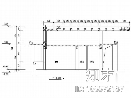 某住宅小区大门建筑施工图施工图下载【ID:166572187】