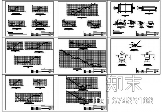 广东深圳某水库水土保持边坡绿化施工图cad施工图下载【ID:167485108】