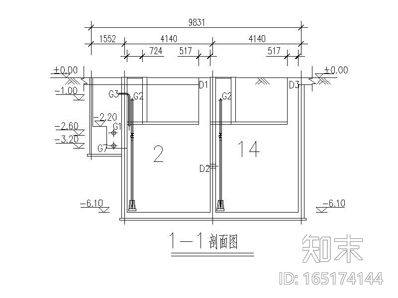 50吨药厂废水处理全套CAD图（CAD,24张）cad施工图下载【ID:165174144】