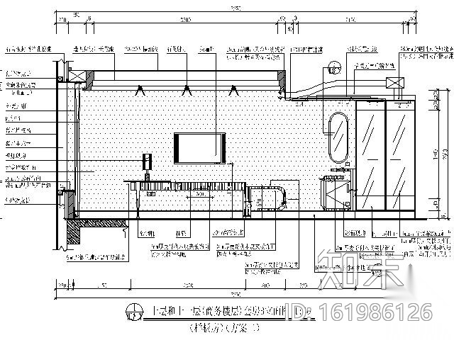 酒店商务客房设计方案图Ⅰcad施工图下载【ID:161986126】