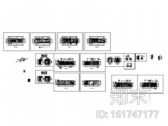 [温州]某简欧装饰时尚女装店铺装修图（含效果）cad施工图下载【ID:161747177】