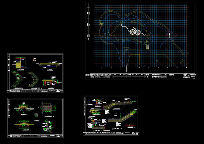 水池CAD景观图纸cad施工图下载【ID:149624136】