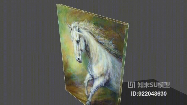 雅丽博雅图瓦油画油画SU模型下载【ID:922048630】
