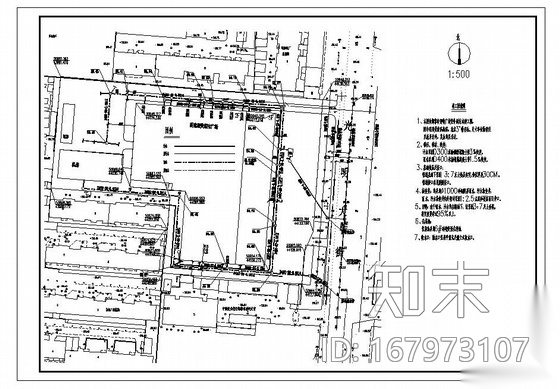 邯郸市某购物广场室外管线工程设计图cad施工图下载【ID:167973107】