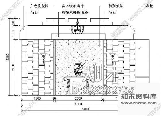 图块/节点餐厅包间立面cad施工图下载【ID:832293755】