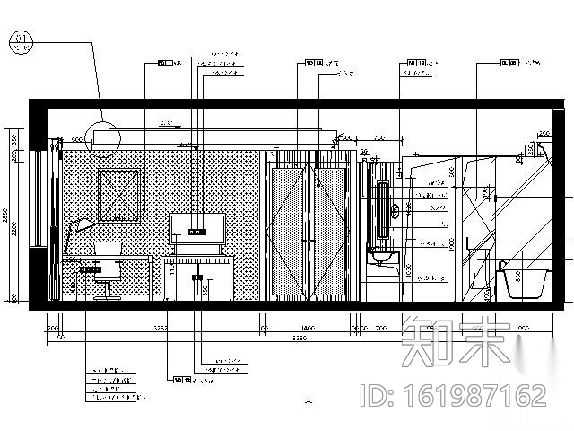 五星酒店总经理套房施工图cad施工图下载【ID:161987162】