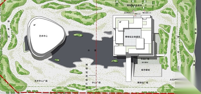 云南省博物馆新馆规划设计（含cad+效果图+设计文本等...施工图下载【ID:160724182】