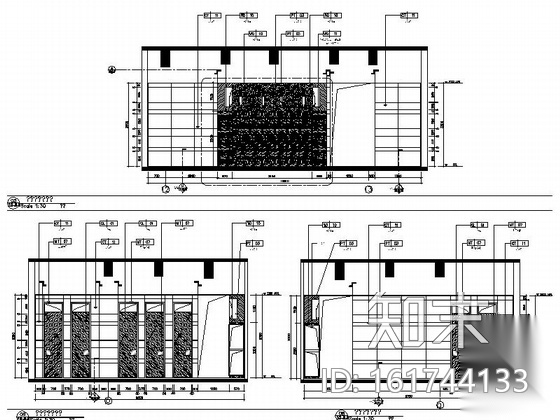 [西安]时尚华贵高档商务五星级酒店游泳池区装修施工图（...cad施工图下载【ID:161744133】