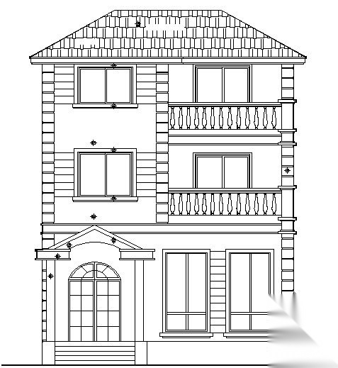 曙光小区北区独立式住宅A型建筑施工图施工图下载【ID:151392101】