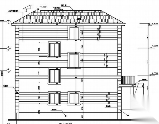 曙光小区北区独立式住宅A型建筑施工图施工图下载【ID:151392101】