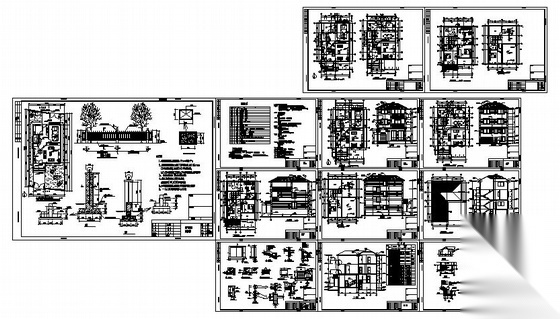 曙光小区北区独立式住宅A型建筑施工图施工图下载【ID:151392101】