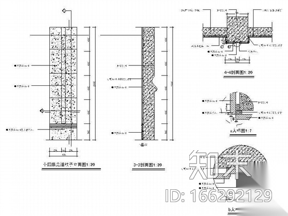 走道装修设计图cad施工图下载【ID:166292129】