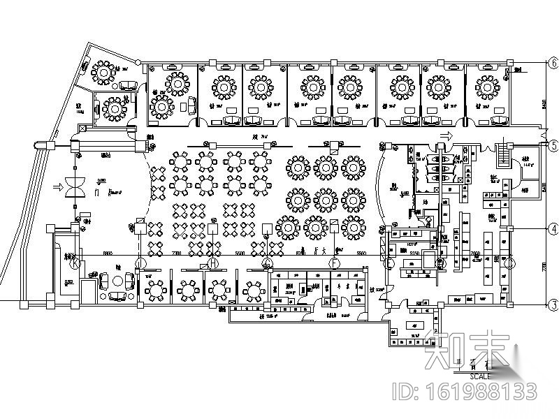 [上海]某知名酒店施工图cad施工图下载【ID:161988133】