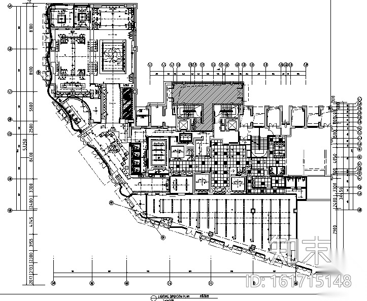 [上海]现代风格售楼空间设计施工图（附效果图）cad施工图下载【ID:161715148】