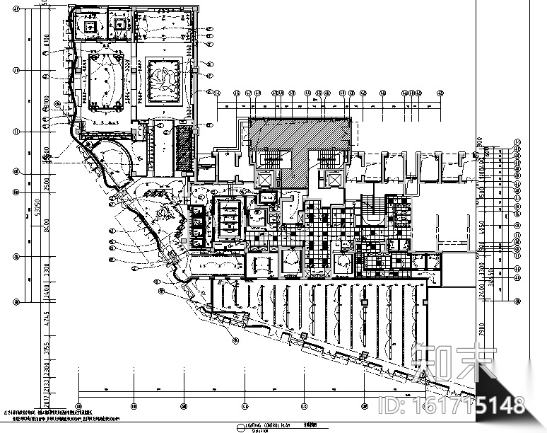 [上海]现代风格售楼空间设计施工图（附效果图）cad施工图下载【ID:161715148】