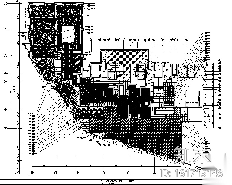 [上海]现代风格售楼空间设计施工图（附效果图）cad施工图下载【ID:161715148】
