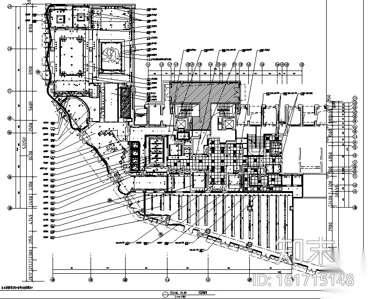 [上海]现代风格售楼空间设计施工图（附效果图）cad施工图下载【ID:161715148】