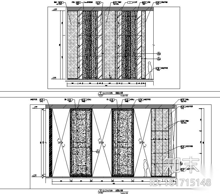 [上海]现代风格售楼空间设计施工图（附效果图）cad施工图下载【ID:161715148】