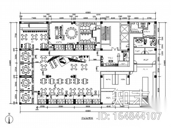 五套优雅豪华西餐厅室内装修图施工图下载【ID:164844107】