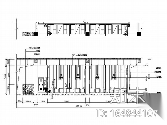 五套优雅豪华西餐厅室内装修图施工图下载【ID:164844107】