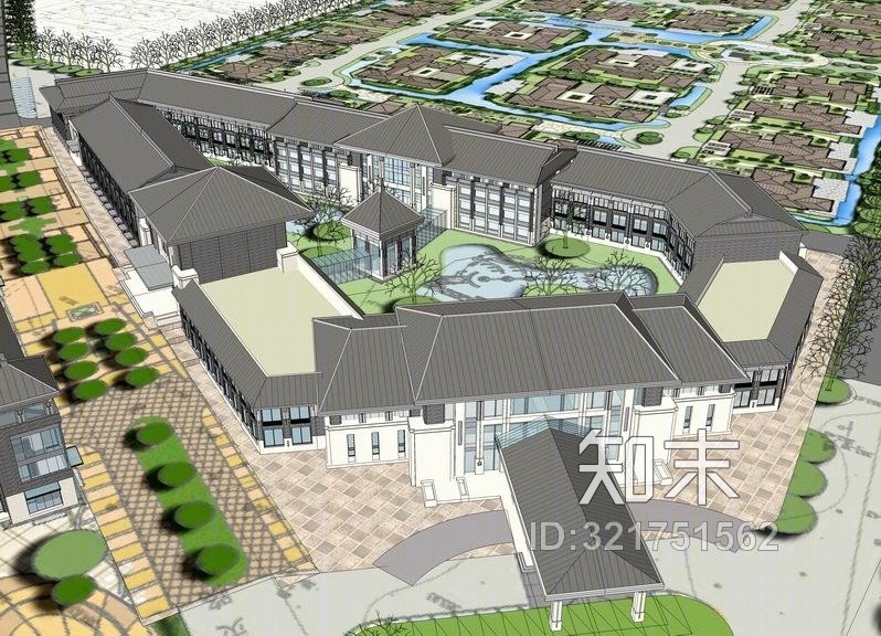 草原风民俗风情度假村SU模型下载【ID:321751562】