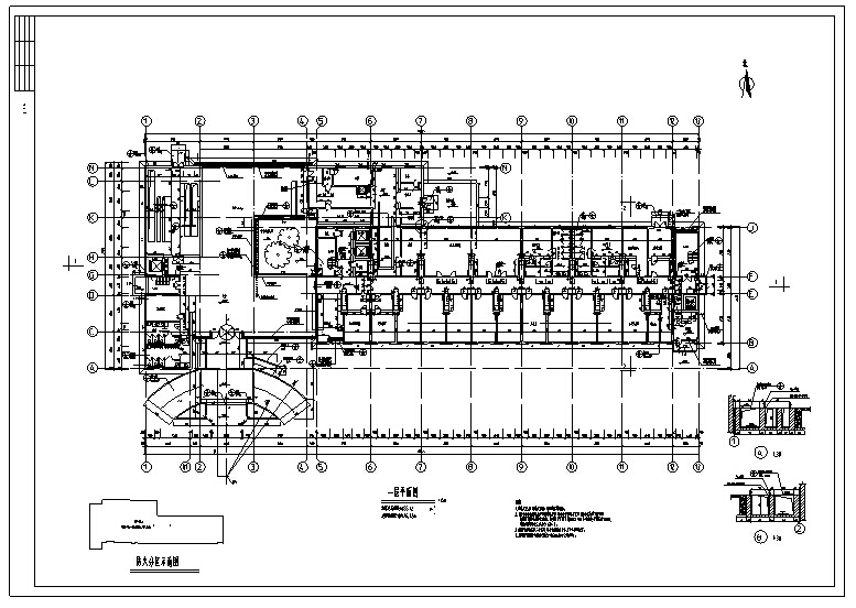 九层某假日酒店全套施工图施工图下载【ID:151525156】