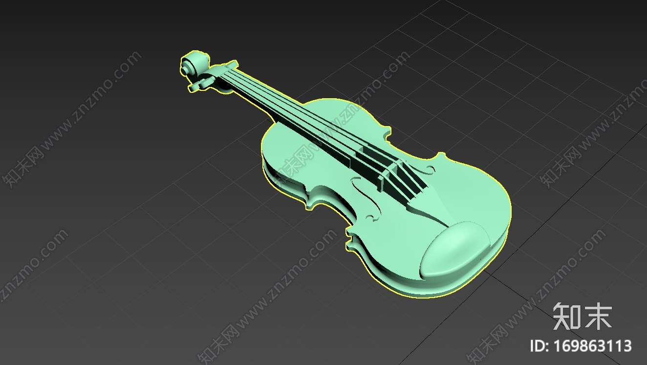 小提琴3d打印模型下载【ID:169863113】