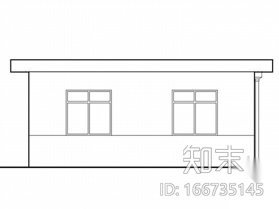 某高速公路消防泵房建筑施工图cad施工图下载【ID:166735145】