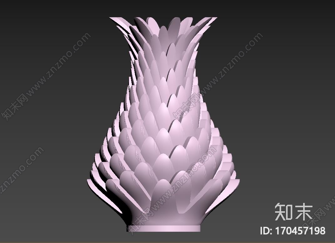 叶子花瓶造型3d打印模型下载【ID:170457198】