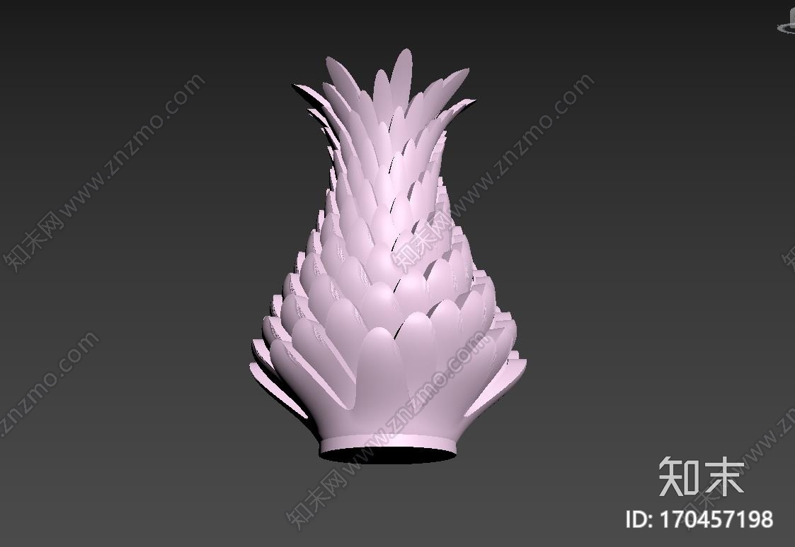 叶子花瓶造型3d打印模型下载【ID:170457198】