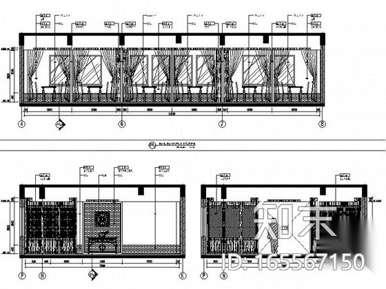 [江苏]生态园高档中式会所室内装修图（含效果）cad施工图下载【ID:165567150】