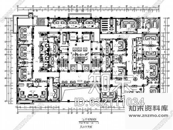 施工图某酒店欧式古典豪华商务会所室内装修设计施工图含效果cad施工图下载【ID:632111034】