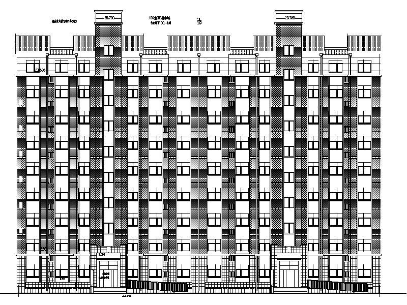 [宁夏]大型医院配套生活区住宅楼施工图（含全专业图纸）施工图下载【ID:149782182】