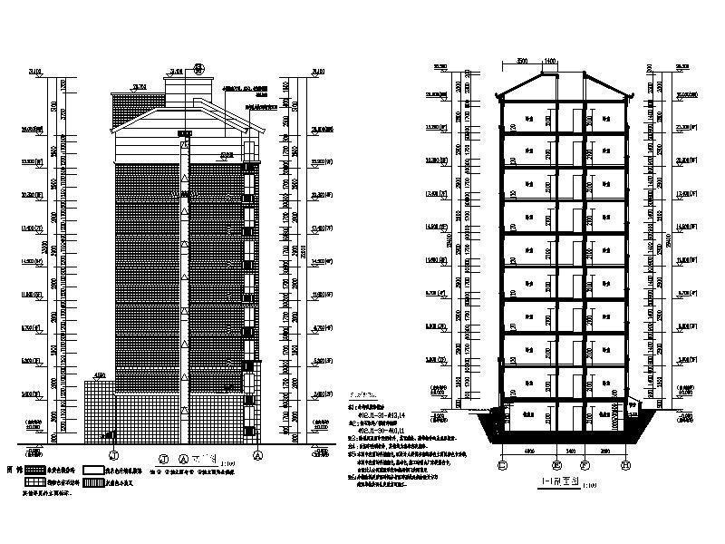 [宁夏]大型医院配套生活区住宅楼施工图（含全专业图纸）施工图下载【ID:149782182】