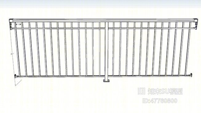 栅栏SU模型下载【ID:47760800】