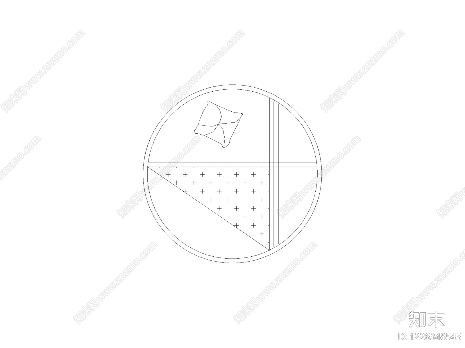 现代填充图案CAD图纸