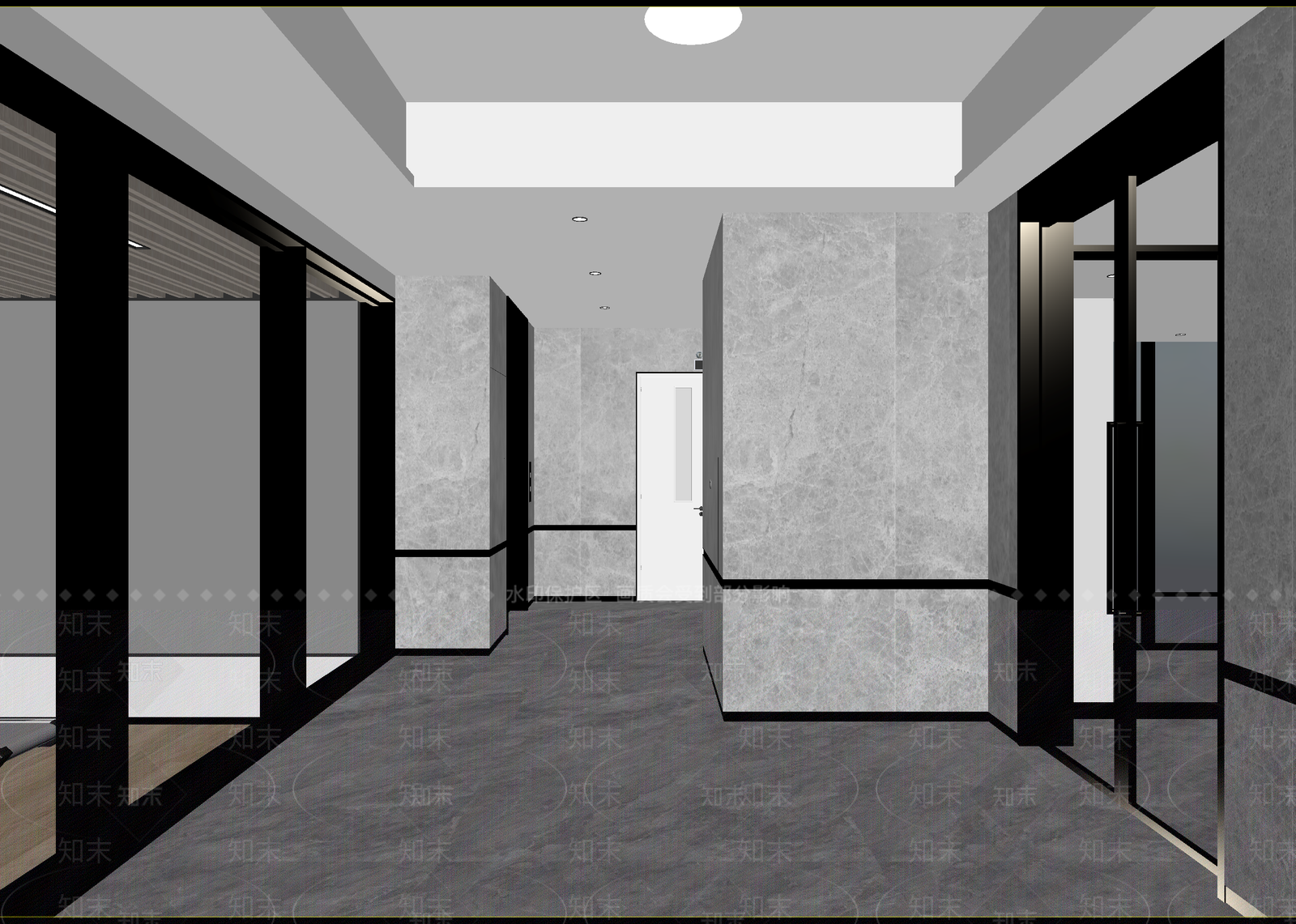 现代走廊3D模型下载【ID:1214793196】