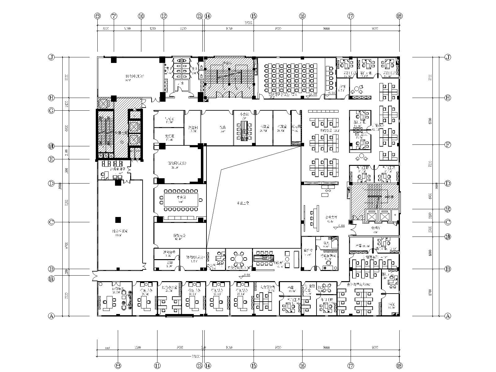 [毕节市]邮储银行营运用房装修改造图纸施工图下载【ID:160702473】