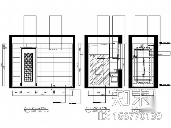 [浙江]豪华现代五室两厅两层别墅装修室内设计施工图cad施工图下载【ID:166770139】