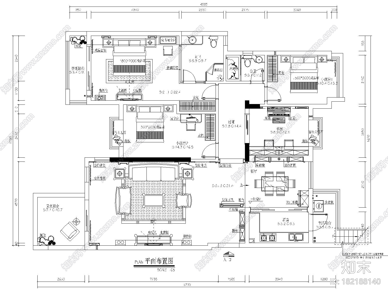 [广东]东莞南城金域中央雅居丨CAD施工图cad施工图下载【ID:182188140】