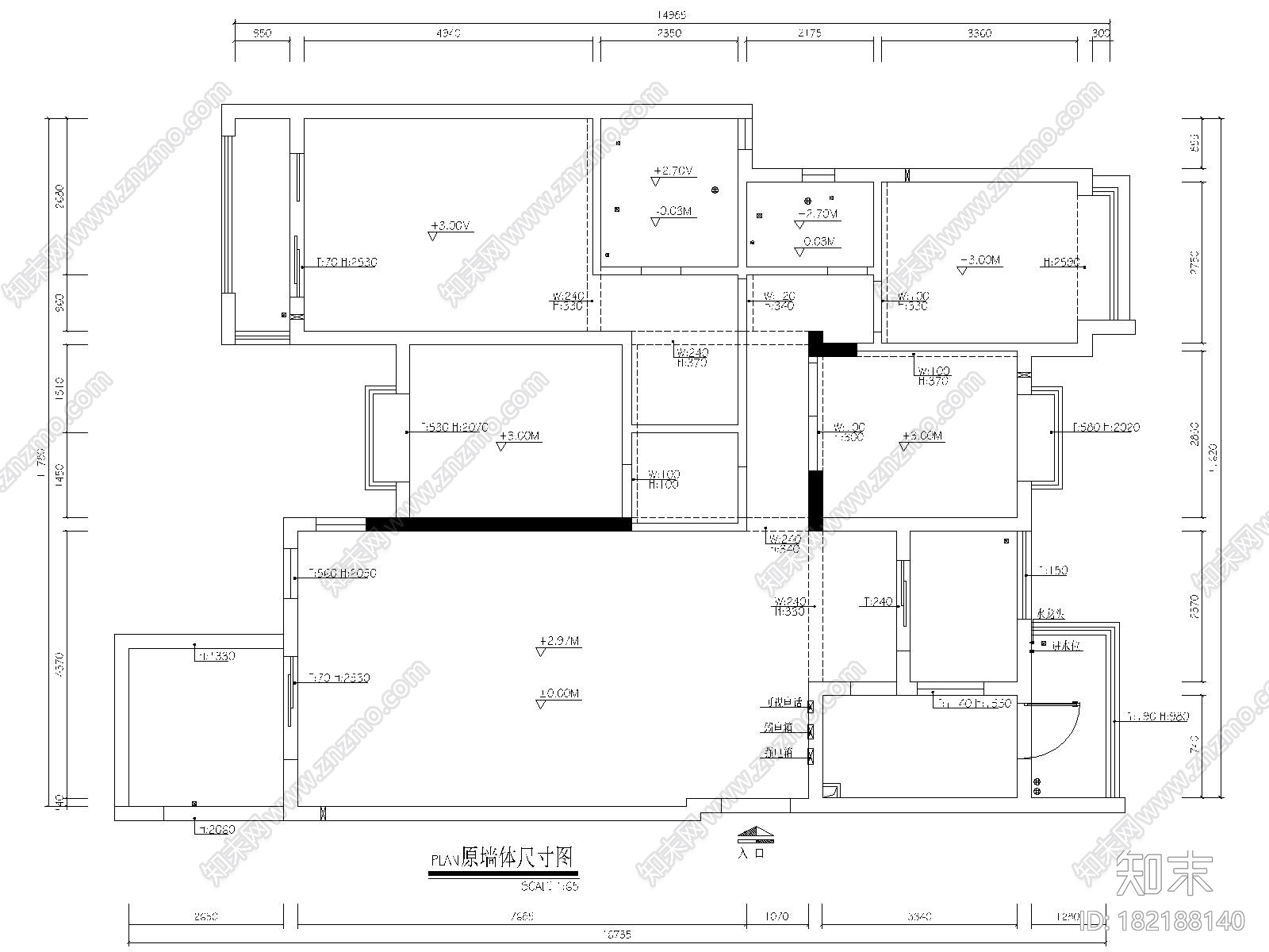 [广东]东莞南城金域中央雅居丨CAD施工图cad施工图下载【ID:182188140】