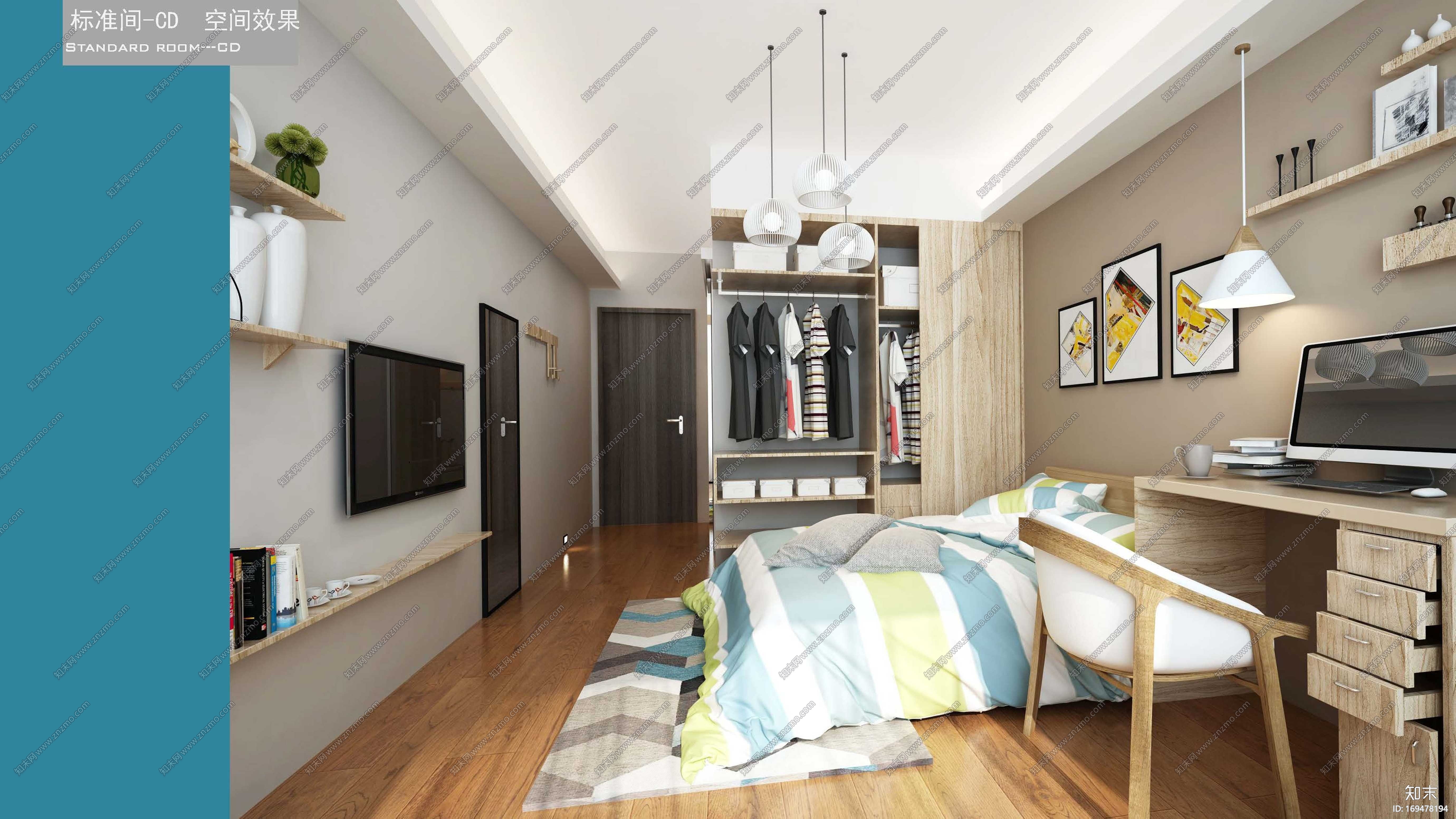 【张江】国际创新中心万科派青年公寓｜CAD施工图+效果图+物料表|482M施工图下载【ID:169478194】