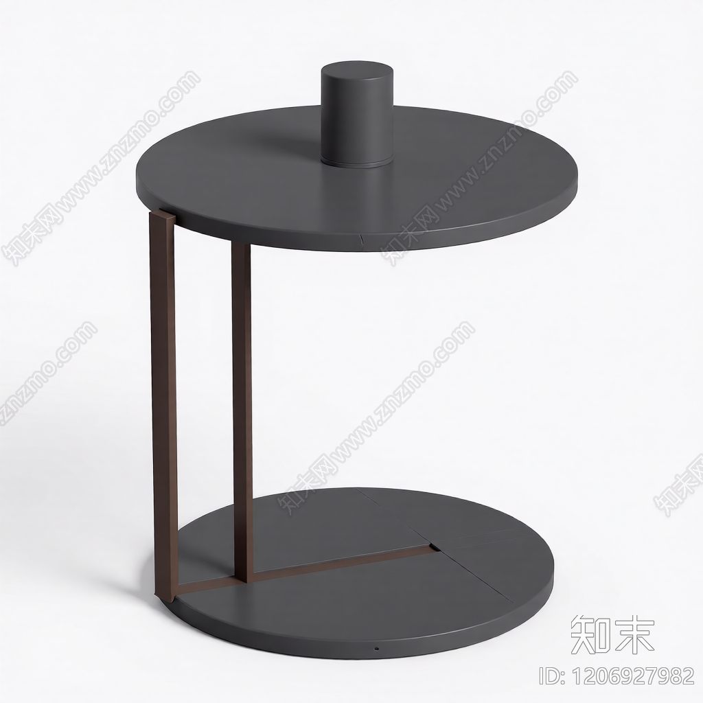 圆形双层茶几3D模型下载【ID:1206927982】
